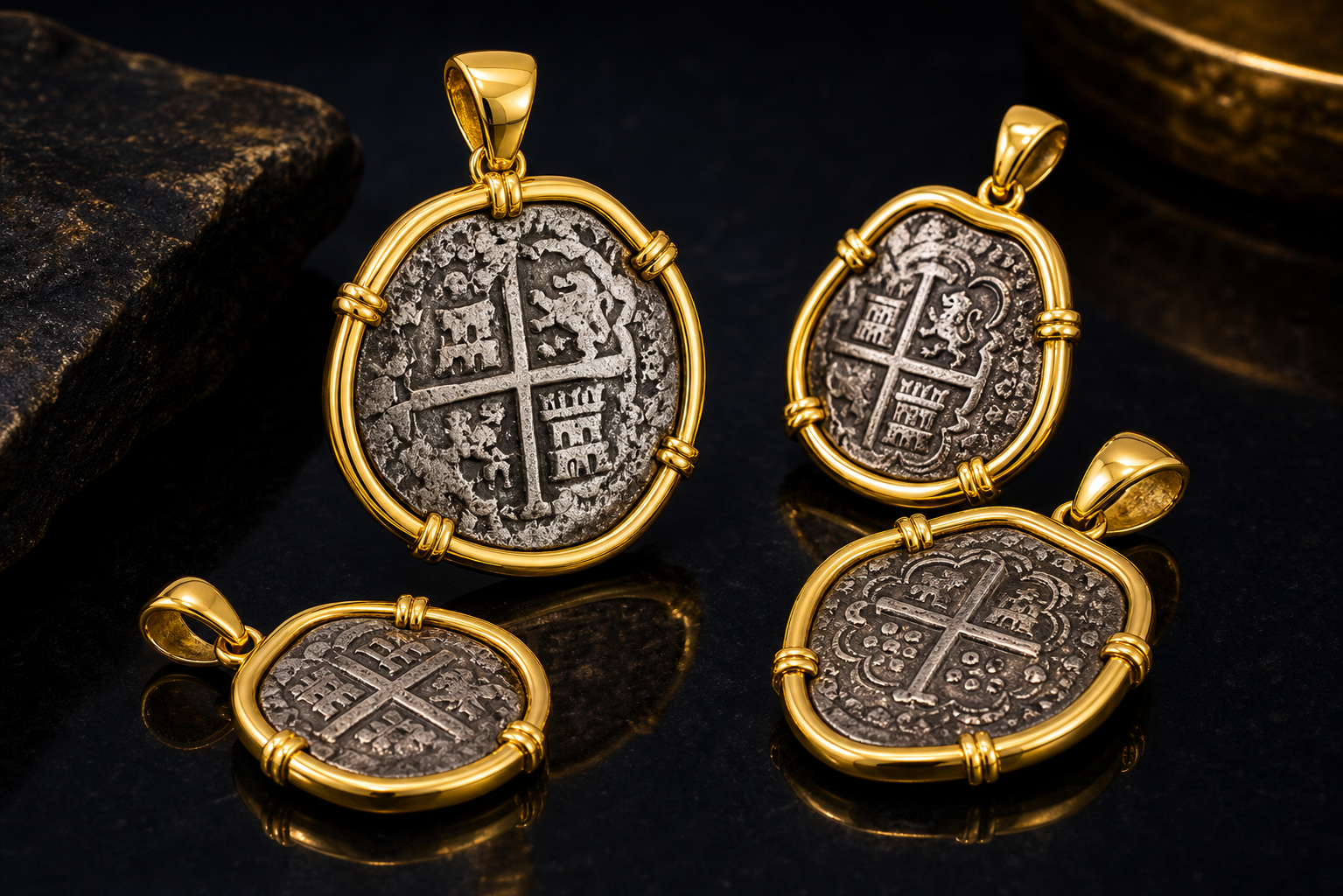 Bright Atocha-style jewelry set