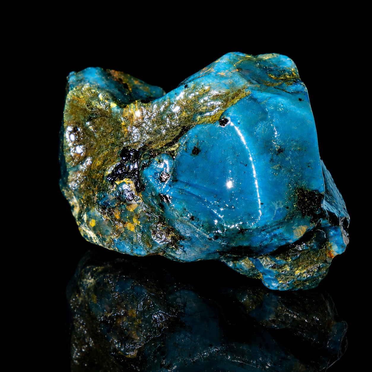 Quality Domican Blue Amber Rough Specimen Chunk 70mm 90.3g