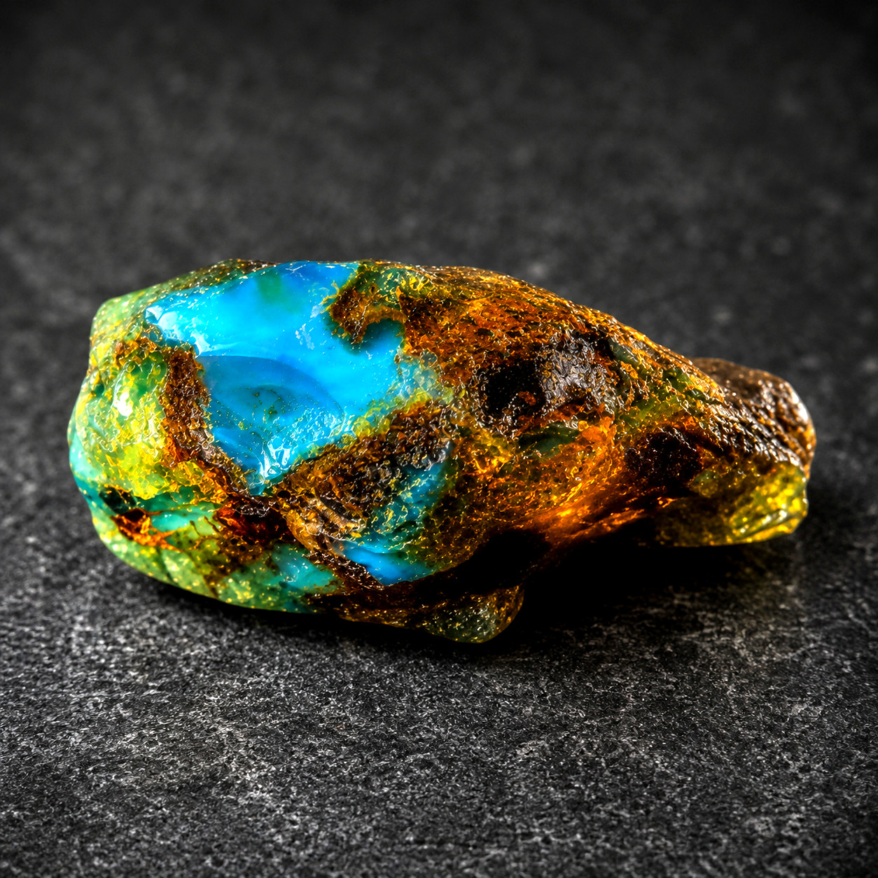 Excellent Natural Dominican Clear Sky Blue Amber Rough Specimen 55mm 24g
