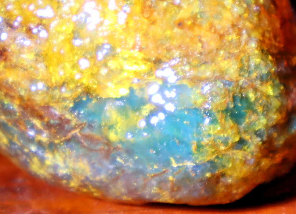Beautiful Natural Dominican Translucent Sky Blue Amber Rough Specimen 51mm 28.5g