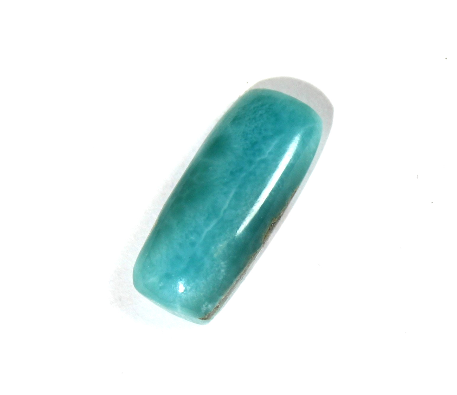 Excellent Natural Sky Blue Larimar Cabochon 23x10x7mm