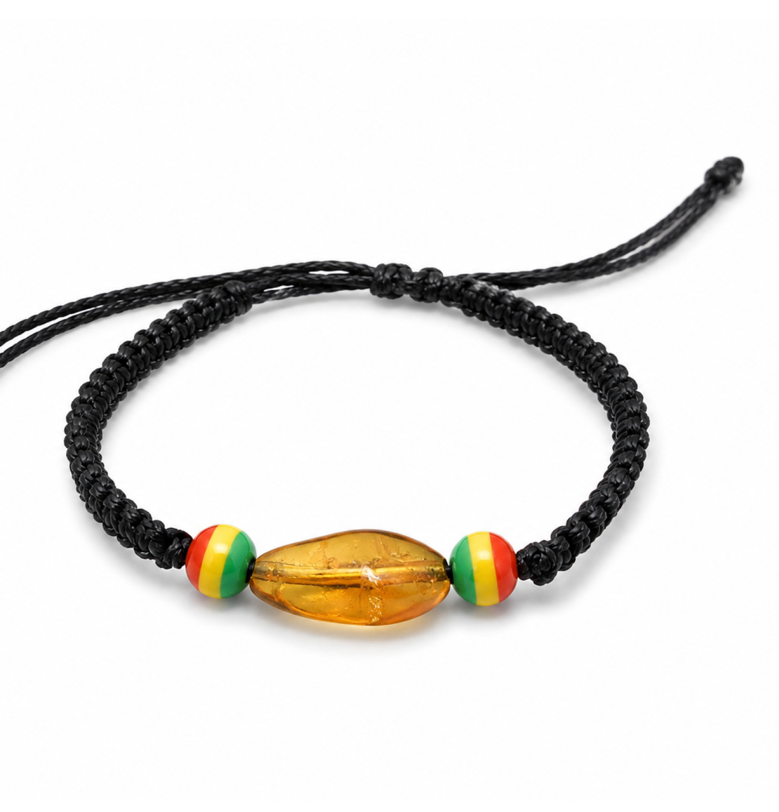 Authentic Clear Yellow Orange Dominican Amber Bracelet 26mm