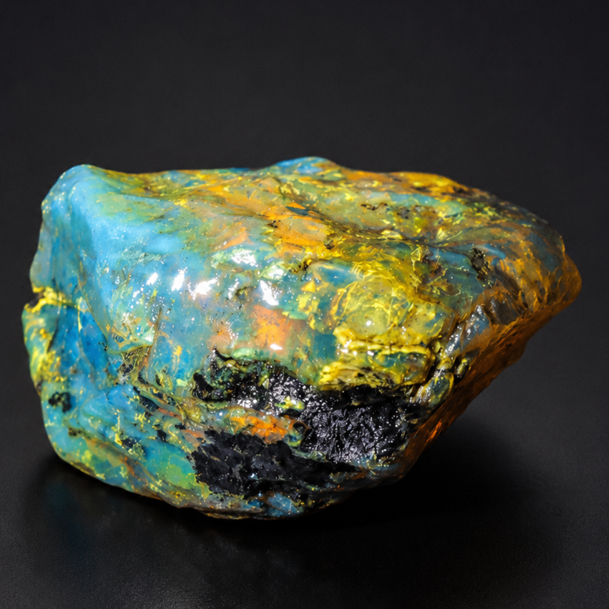 True Caribbean Clear Sky Blue Dominican Amber Stones 65mm 58.8g