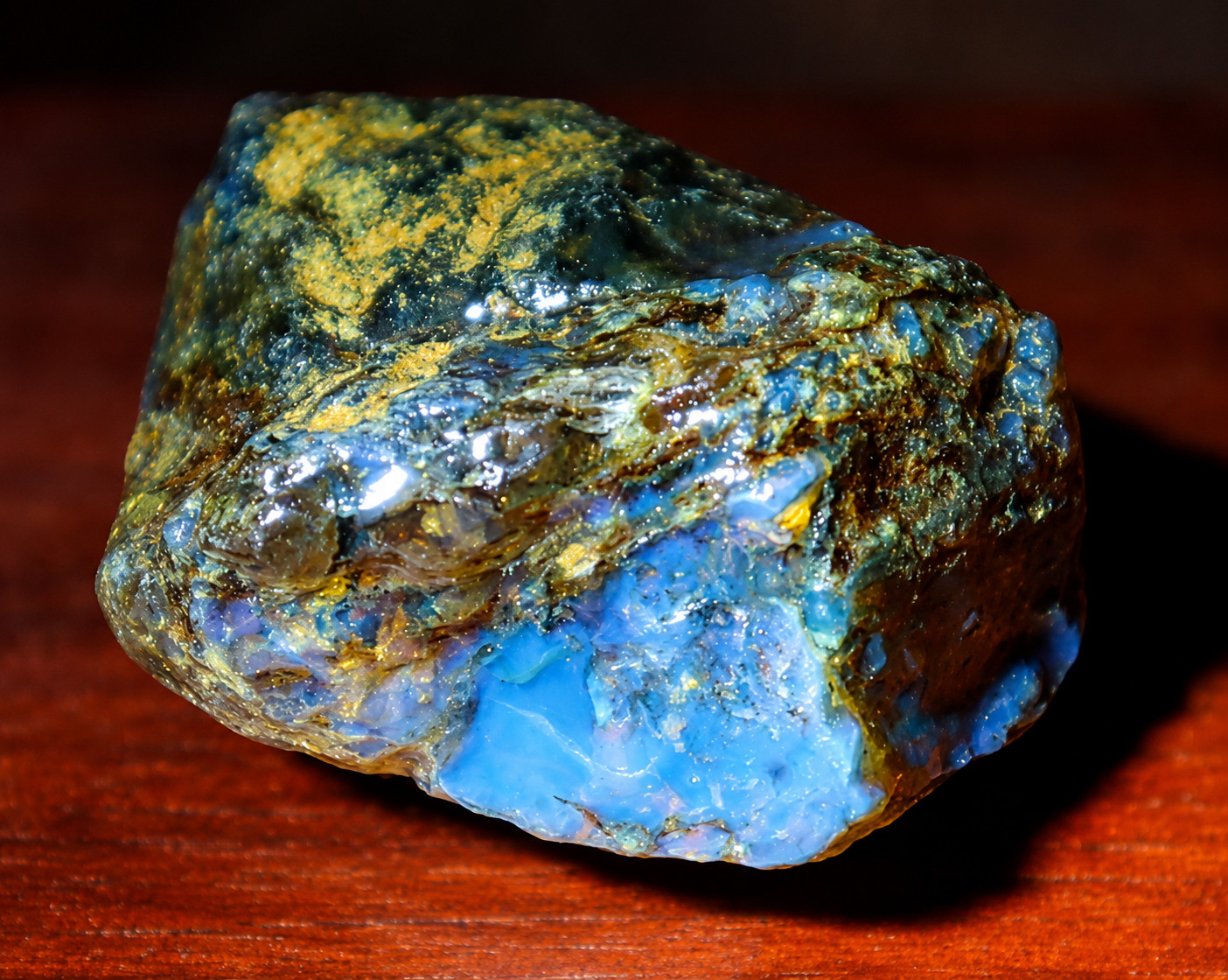 Excellent Natural Dominican Clear Sky Blue Amber Rough Specimen 35mm 12.2g
