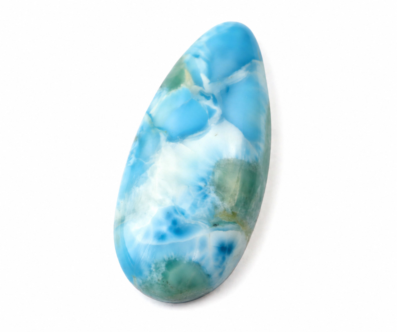 Rarest 2 inch Natural Ocean Blue Larimar Cabochon 44mm