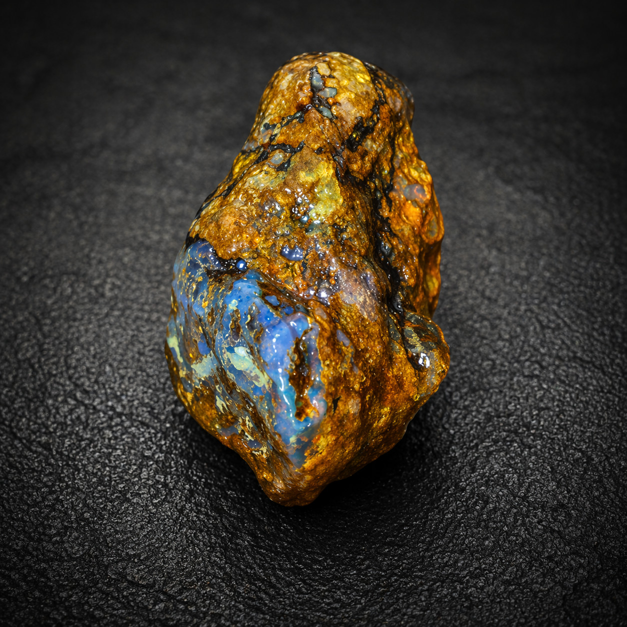 Beautiful Natural Dominican Translucent Yellow Orange Amber Rough Specimen 40mm