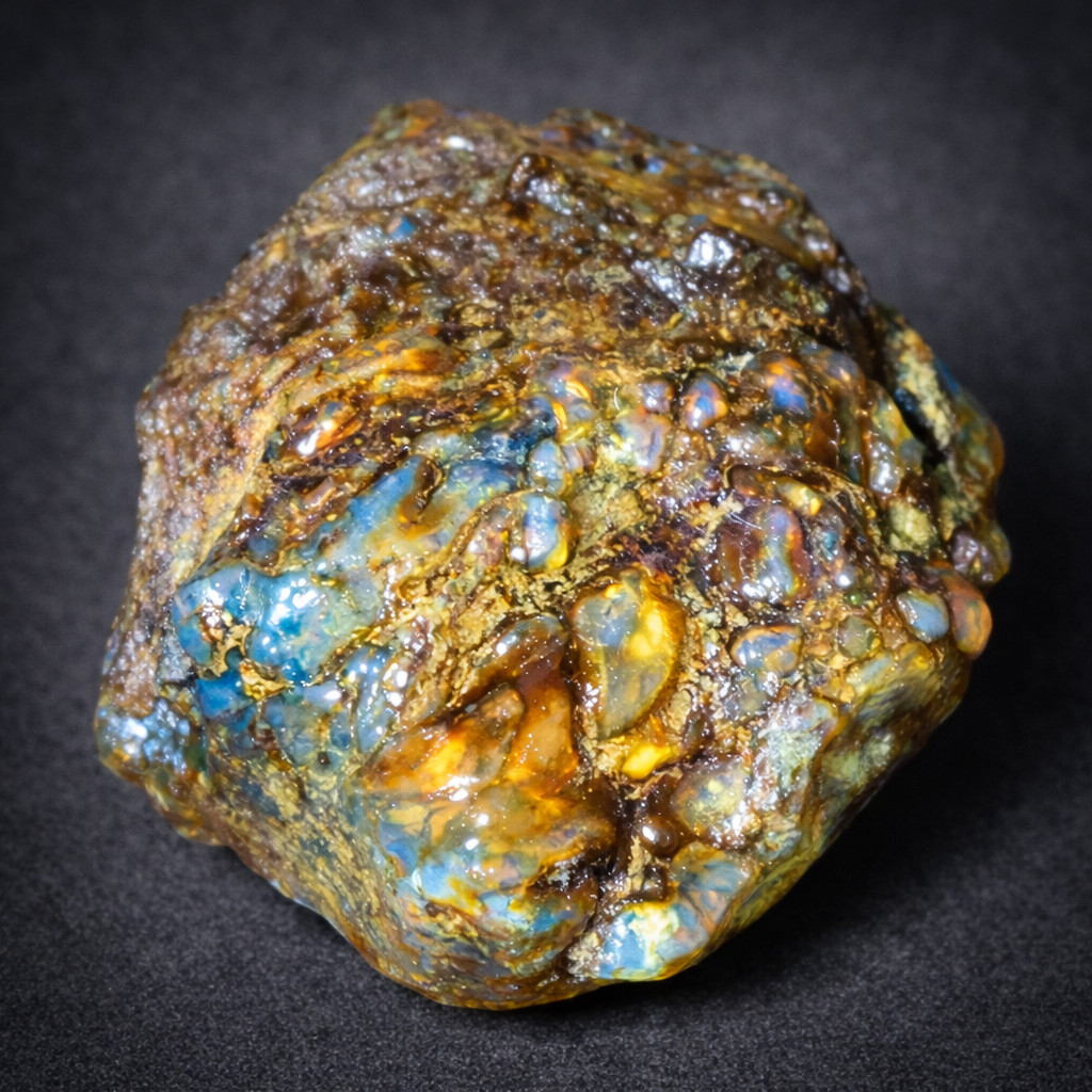 Rarest Natural Dominican Opaque Yellow Blue Amber Rough Specimen 58mm 38.3g