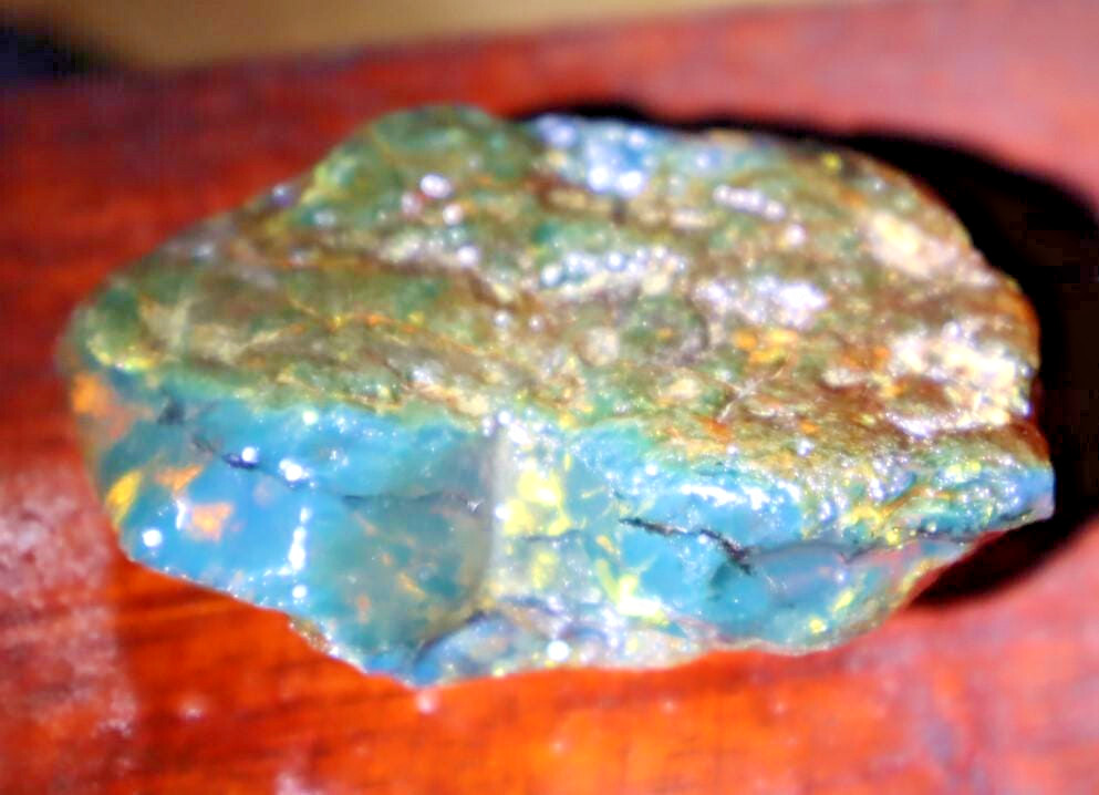 Excellent Natural Dominican Clear Sky Blue Amber Rough Specimen 56mm 24.5g